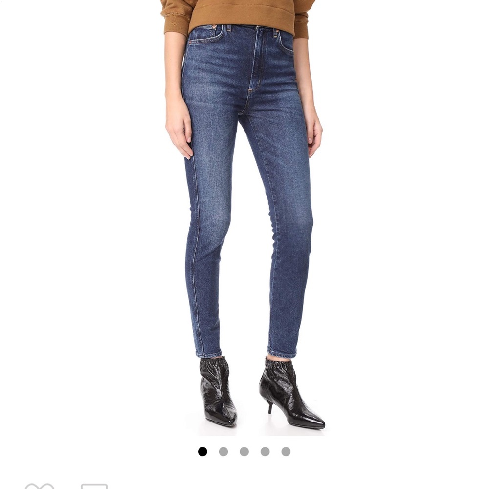 AGOLDE Roxanne Super High Rise Skinny Jeans